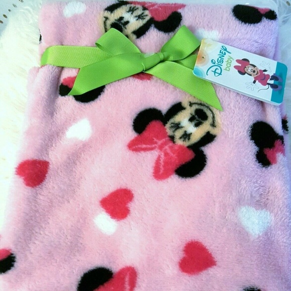 minnie mouse baby blanket